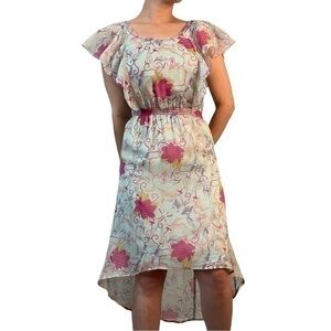 Chelsea & Violet Floral High Low Midi Dress 💕